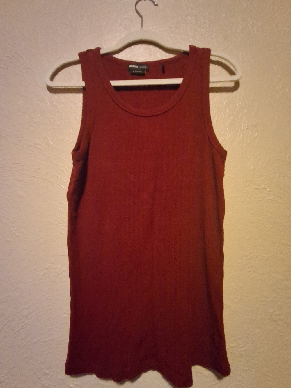Prana Sleeveless Ribbed Tank - Burgundy